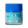 Mr Hobby (Gunze) H035 Aqueous Gloss Cobalt Blue Acrylic Paint 10ml