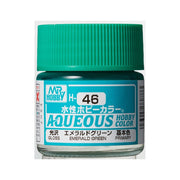 Mr Hobby (Gunze) H046 Aqueous Gloss Emerald Green Acrylic Paint 10ml