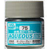Mr Hobby (Gunze) H075 Aqueous Semi-Gloss Dark Sea Grey Acrylic Paint 10ml