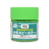 Mr Hobby (Gunze) H097 Aqueous Fluorescent Green Acrylic Paint 10ml