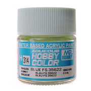 Mr Hobby (Gunze) H314 Aqueous Semi-Gloss Blue FS35622 Acrylic Paint 10ml