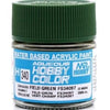 Mr Hobby (Gunze) H340 Aqueous Semi-Gloss Field Green FS34097 Acrylic Paint 10ml