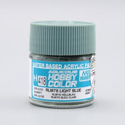 Mr Hobby (Gunze) H418 Aqueous Semi-Gloss Light Blue Acrylic Paint 10ml