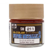 Mr Hobby (Gunze) SM211 Mr Super Metallic Red Gold