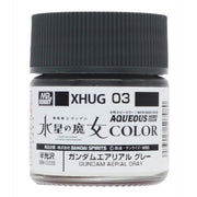 Mr Hobby (Gunze) XHUG03 Aqueous Gundam Color Witch from Mercury Aerial Grey Acylic Paint 10ml