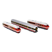 Gopher Models N Scale New South Wales XPT 3pc Set State Rail Authority Candy Livery