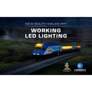 Gopher Models N Scale New South Wales XPT 3pc Set Trainlink Blue No Logo Livery 2003/2007