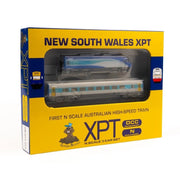 Gopher Models N Scale New South Wales XPT 3pc Set Trainlink Blue No Logo Livery