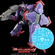 G-Rework CD-H-WM12 Premium Decal for HG The Witch From Mercury Beguir-Pente (Decal V2.0)