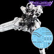 G-Rework CD-H-WM25 Premium Decal for HG Witch From Mercury Schwarzette