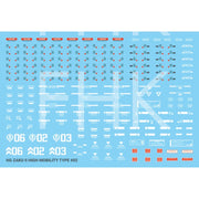 G-Rework CD-H152 Premium Decal for HG Origin Ms-06R-1A Jakuii ( Black Tri-Stars Full Set)