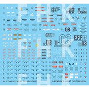 G-Rework CD-H209 Premium Decal for HG Rx-79 Bd-03 Blue Destiny