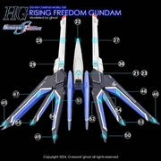 G-Rework CD-H243 Premium Decal for HG Rising Freedom Gundam