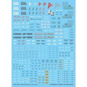 G-Rework CD-HL-ZA1 Premium Decal for HG Zeta Plus A1 Test Type Color
