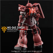 G-Rework CD-HO-01 Premium Decal for HG Origin Ms-06S Jakuii ( Char Aznable)