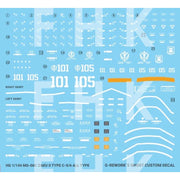 G-Rework CD-HO-25 Premium Decal for HG Origin Ms-06C Jakuii