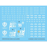 G-Rework CD-M194 Premium Decal for MG Psycho Zaku Thunder Bolt Ver.