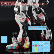 G-Rework CD-M212 Premium Decal for MG Gundam Barbatos