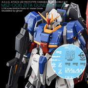 G-Rework CD-M221 Premium Decal for MG Zeta Gundam Ver.Ka
