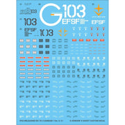 G-Rework CD-P19-G3 Premium Decal for PG Unleashed Rx-78-2 Gundam G3 Ver