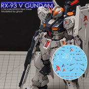G-Rework CD-RG32 Premium Decal for RG Rx-93 Nu Gundam (Decal V2.0)