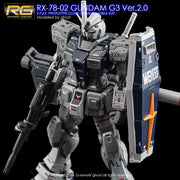 G-Rework CD-RG40-G3 Premium Decal for RG Rx-78-2 Gundam G3 Ver.2.0