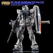 G-Rework CD-RG40-G3 Premium Decal for RG Rx-78-2 Gundam G3 Ver.2.0