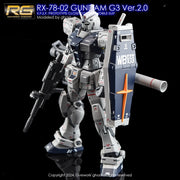 G-Rework CD-RG40-G3 Premium Decal for RG Rx-78-2 Gundam G3 Ver.2.0