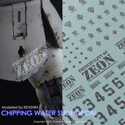 G-Rework CP-CU-01-G Premium Decal for Chipping Decal Custom 01 Gray