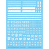 G-Rework CP-CU-01-W Premium Decal for Chipping Decal Custom 01 White