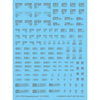 G-Rework CP-EF-01-G Premium Decal for Chipping Decal EFF 01 Gray