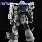 G-Rework CP-EF-01-W Premium Decal for Chipping Decal EFF 01 White