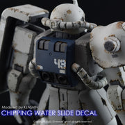G-Rework CP-N-01-W Premium Decal for Chipping Decal Number 01 White