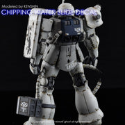 G-Rework CP-N-01-W Premium Decal for Chipping Decal Number 01 White