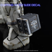 G-Rework CP-N-01-W Premium Decal for Chipping Decal Number 01 White