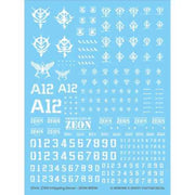 G-Rework CP-Z-01-W Premium Decal for Chipping Decal Zeon 01 White