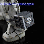 G-Rework CP-Z-01-W Premium Decal for Chipping Decal Zeon 01 White