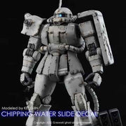 G-Rework CP-Z-01-W Premium Decal for Chipping Decal Zeon 01 White