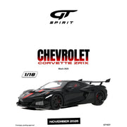 GT-Spirit 1/18 Chevrolet Corvette ZR1X Black 2025