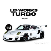 GT-Spirit GT958 1/18 Porsche 911 997 LB-Works Turbo (White)