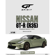 GT-Spirit 1/18 Nissan GT-R (R35) Premium Edition T-Spec Millennium Jade 2024