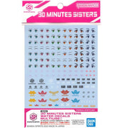 Bandai 5063713 30 Minutes Sisters Water Decals Multiuse 1 30MS