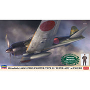 Hasegawa 07497 1/48 Mitsubishi A6M5 Zero Fighter Type 52 Super Ace with Figure