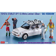 Hasegawa 20610 1/24 Toyota Starlet EP71 SI White Limited 3Door Ski Version