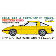 Hasegawa 20798 1/24 Mazda Savanna Rx-7 Sa22C Middle Version Custom Wheel