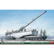 Hasegawa H30070 1/72 German Railway Gun K5(E) Leopold Winter Camouflage with Figure