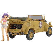 Hasegawa 52160 1/24 Wild Egg Girls Pkw.K1 Kubelwagen Type 82 Claire Frost