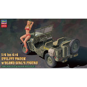 Hasegawa 1/24 1/4 Ton 4x4 Utility Truck w/Blond Girl's Figure