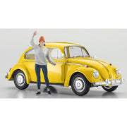 Hasegawa 52420 1/24 Volkswagen Beetle Type 1 1967 w/Girl Figure