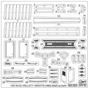 Hasegawa 52449 1/24 Isuzu Bellett 1600GTR Early Version 1969 Detail Up Version